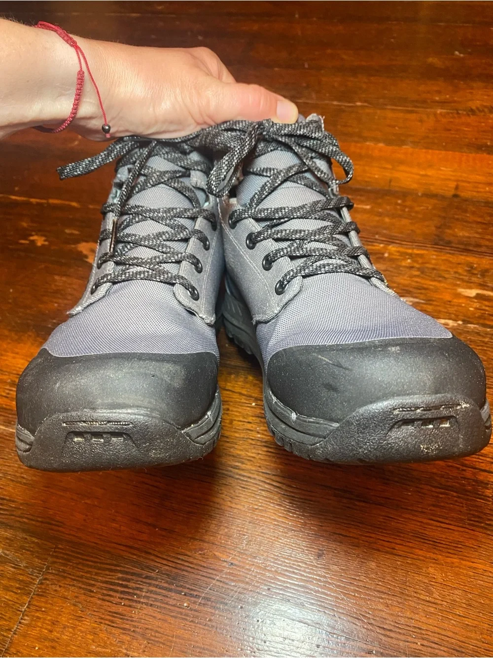 ASTRAL Pisgah Men’s Gray & Black Waterproof Canvas Lace-Up Hiking/Outdoor Boot